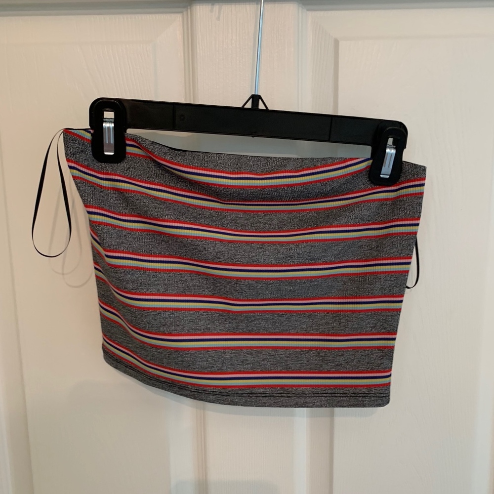 Striped Colored Tube Top